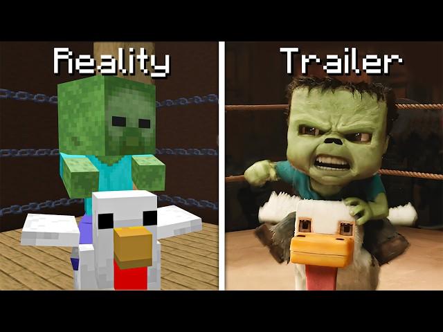 Minecraft Movie : Trailer vs Reality !