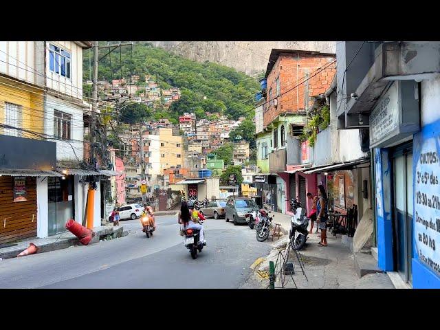 This is the Reality of Rocinha | The Largest Slum in Brazil【4K】2024