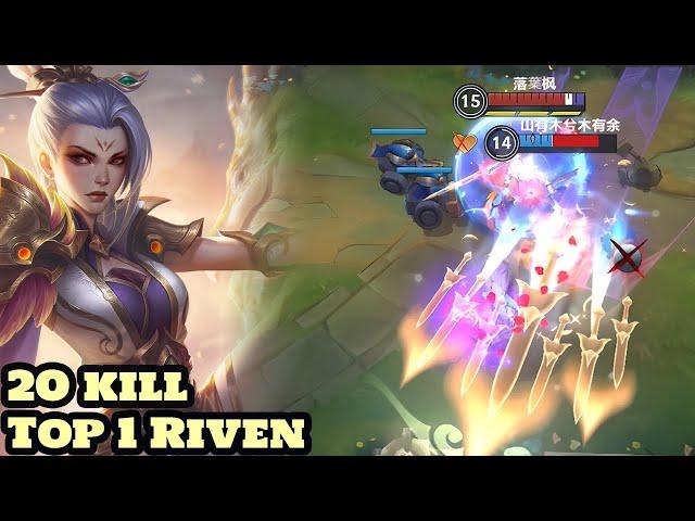 Wild Rift Riven - Top 1 Riven Gameplay Rank Season 14