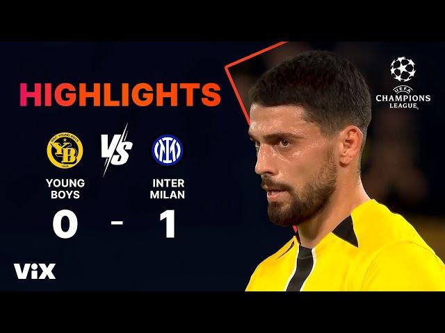 Young Boys vs. Inter Milan - Game Highlights | UEFA Champions League 2024/25 | ViX