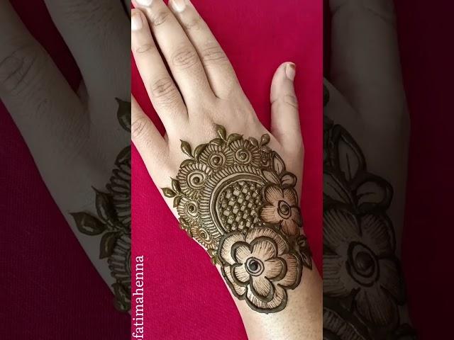 Stylish Arabic Mehndi Design |Mehndi Design |Henna |Simple Mehndi |New Mehndi |Mehandi #shorts