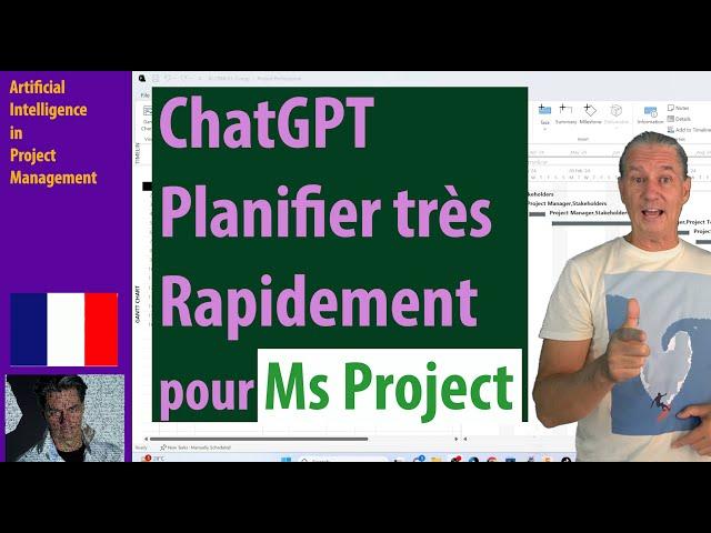 #1 IA en Gestion de Projet  ●  Planification Ultra Rapide avec Ms Project et ChatGPT ● openai #10