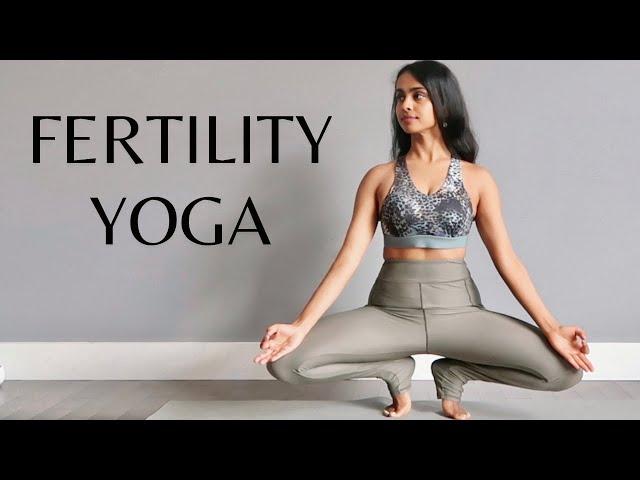 Yoga For Fertility & Conceiving | Yoga To Get Pregnant | Gentle Practice + Affirmations