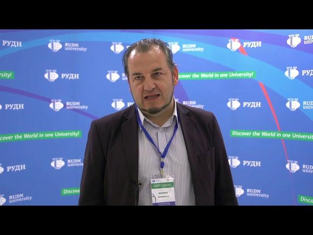 Professor Miodrag Jovanovic in RUDN UNIVERSITY