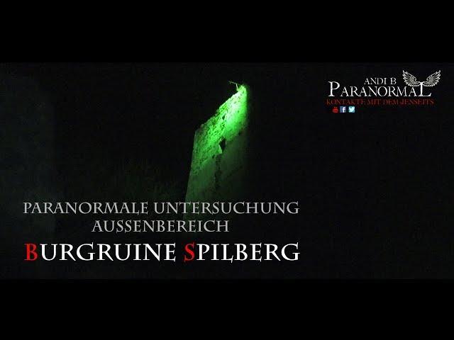 Paranormale Untersuchung - Burgruine Spilberg, EVP Session im Außenbereich