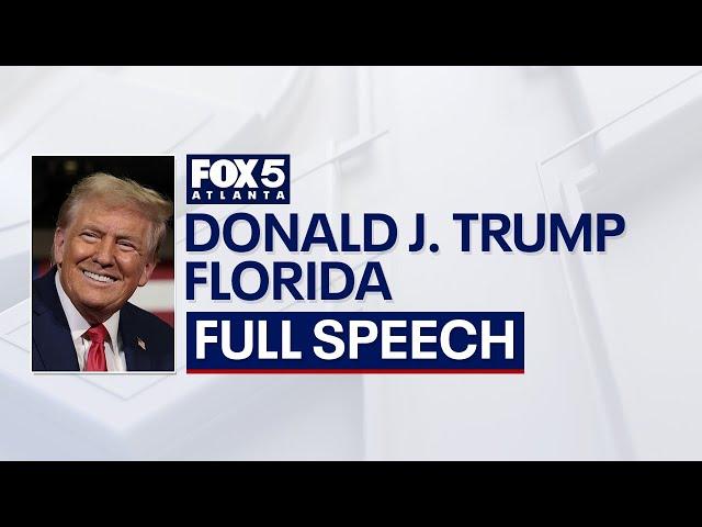 LIVE: Donald Trump speaks after Fox News projects presidential win