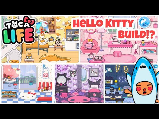 Toca life world | Hello Kitty Furniture Pack Bulid!?  (Home Designer)