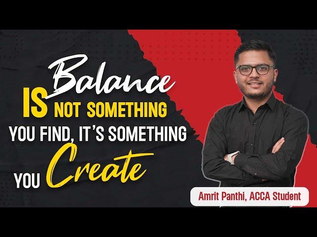 Achieving Work-Study Balance | ACCA Student | Amrit Panthi | ACCA IN NEPAL | BRIGHT ACADEMY