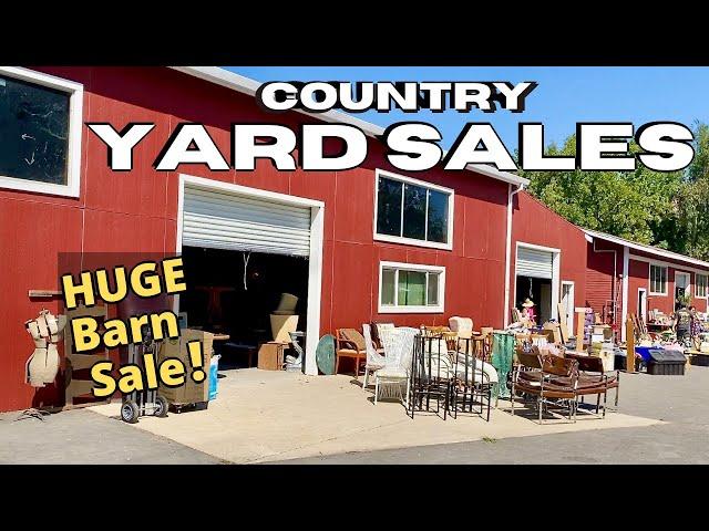 Country YARD SALES | BARN SALES | Vintage & Antiques | YouTube