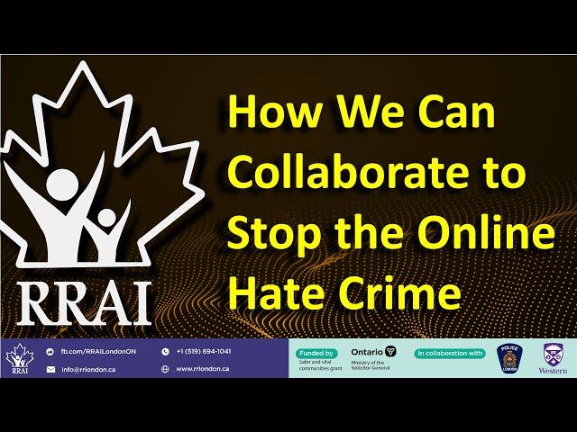 How We Can Collaborate to Stop the Online Hate Crime?