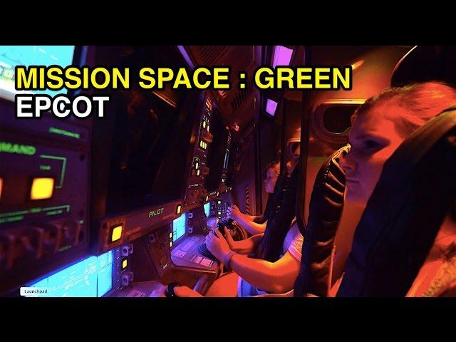 [4K] Mission: SPACE - Green (Milder) Intensity : Epcot (Orlando, FL)