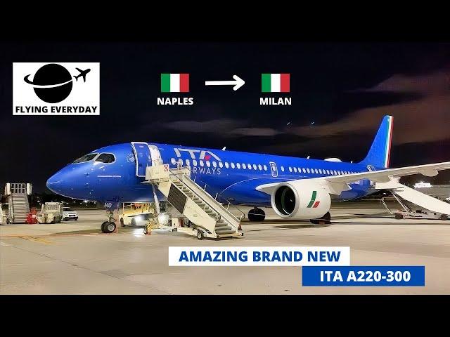 TRIP REPORT | ITA AIRWAYS A220-300 | ECONOMY | NAPLES (NAP) - MILAN (LIN)