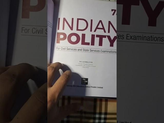 #7th Edition Indian Polity #M Laxmikant