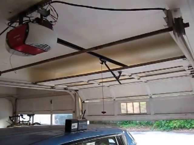 Off grid solar powered garage door opener!
