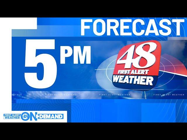 WAFF 48 First Alert Forecast: Monday 5 p.m.