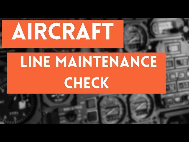 Aircraft Pre Departure check Example