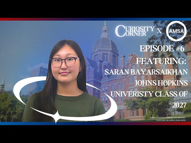 Curiosity Corner #6: Saran Bayarsaikhan