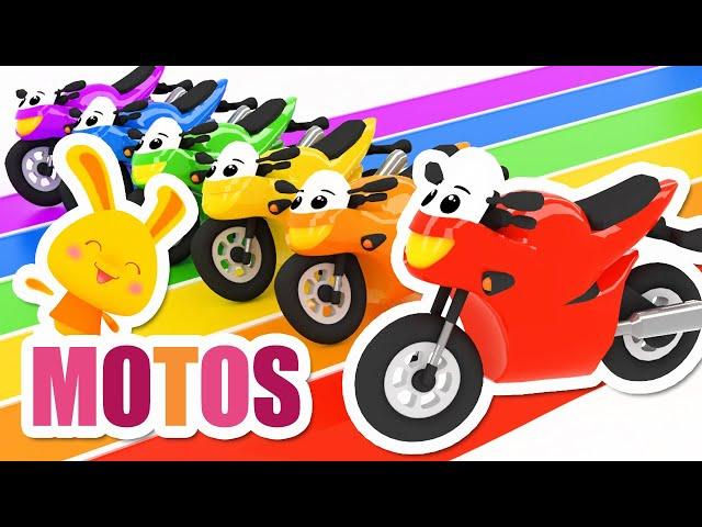 ¡NUEVO! ¿De qué color es esta moto? | Aprende los colores con Titounis