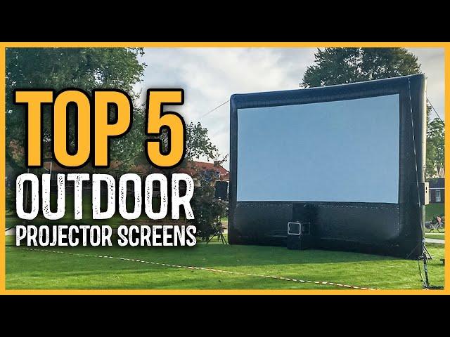 Best Outdoor Projector Screens 2024 | Top 5 Best Outdoor Movie Screens On Amazon