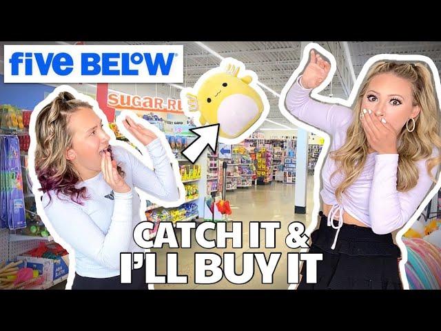 IF YOU CATCH IT YOU CAN KEEP IT SHOPPING CHALLENGE AT FIVE BELOW 🫣