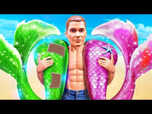 Poor vs Rich Mermaid! Viral Beauty Makeover Ideas