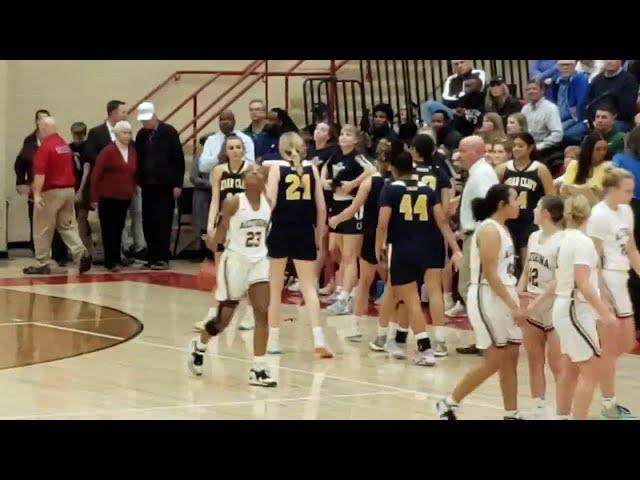 Cedar Cliff celebrates 2023 Mid-Penn girls basketball title