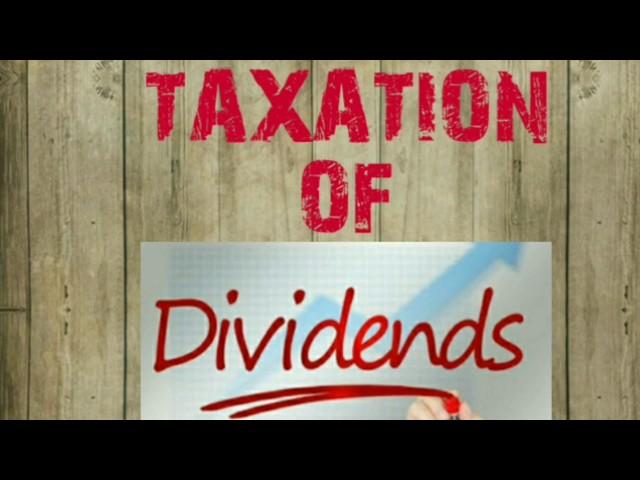 Income tax! Taxation of Dividends:2!  Section 115BBDA &115BBD #dividends