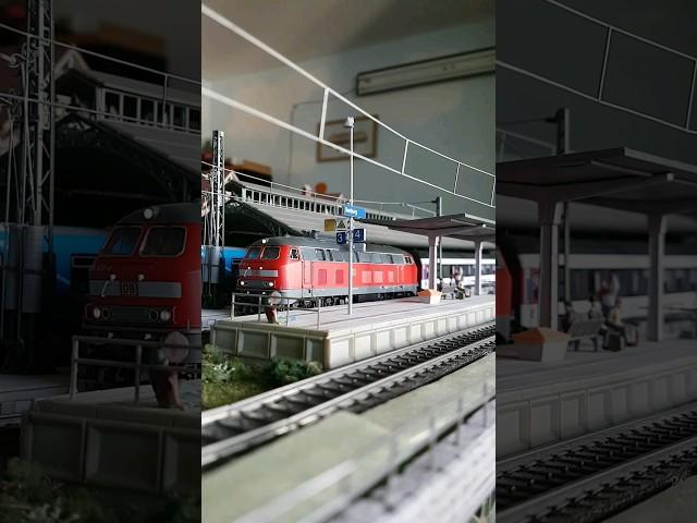 Wie in alten Zeiten - EC 196 mit Br 218 #modellbahn #train #modelleisenbahn