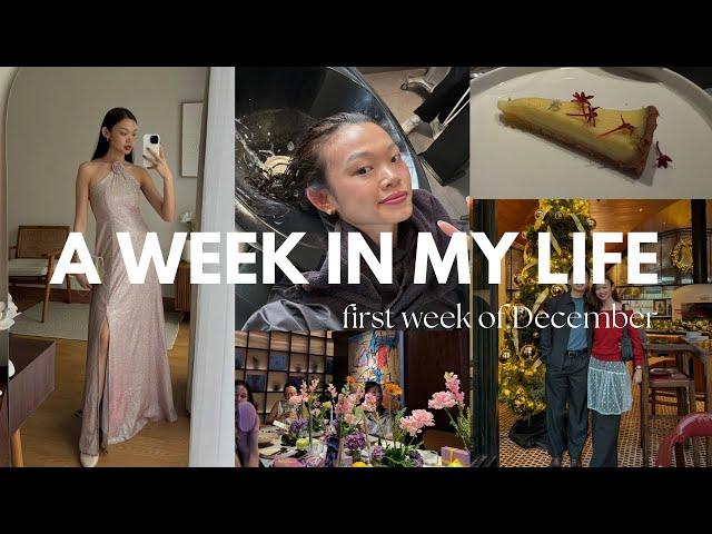 Realistic daily life vlog | events, hair makeover & Christmas dinner