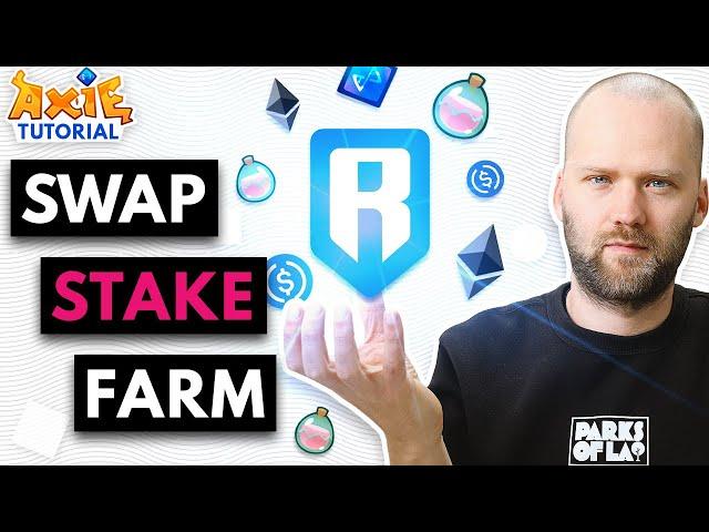 RONIN DEX TUTORIAL - swap, stake and farm tokens with KATANA