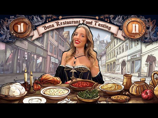 BONA - THE QUEEN OF TASTE - LUBLIN RESTAURANT FOOD TASTING Aleyna Travel Vlog Poland Review Of Place