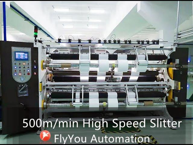 500m/min high speed slitter rewinder for PE film and non-woven fabric