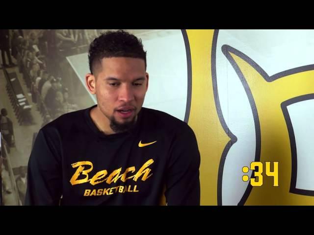 60 Seconds at The Beach: Men's Basketball A.J. Spencer