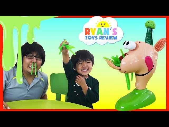 GOOEY LOUIE Board Game for kids with Ryan ToysReview!