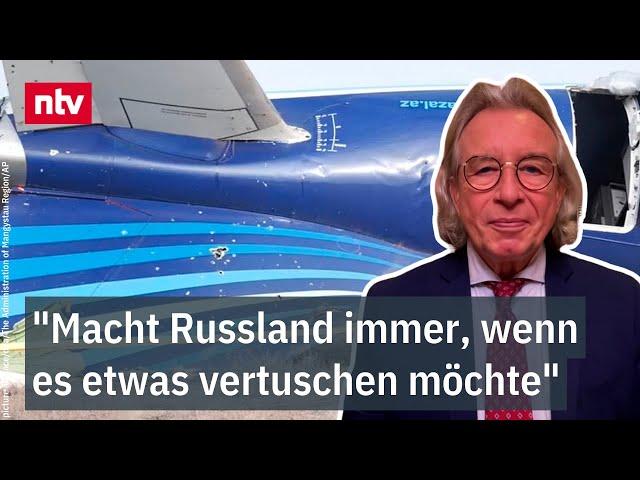 Jäger zu Flugzeugabschuss-Indizien: "Macht Russland immer, wenn es etwas vertuschen möchte" | ntv