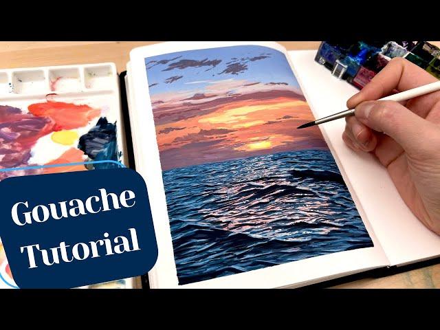 Gouache Painting Tutorial | Paint With Me 