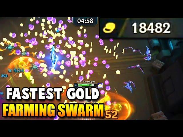 NEW FASTEST WAY TO GET GOLD IN SOLO SWARM IN 15 MINUTES (18,500 GOLD PER RUN) - Swarm Guide League