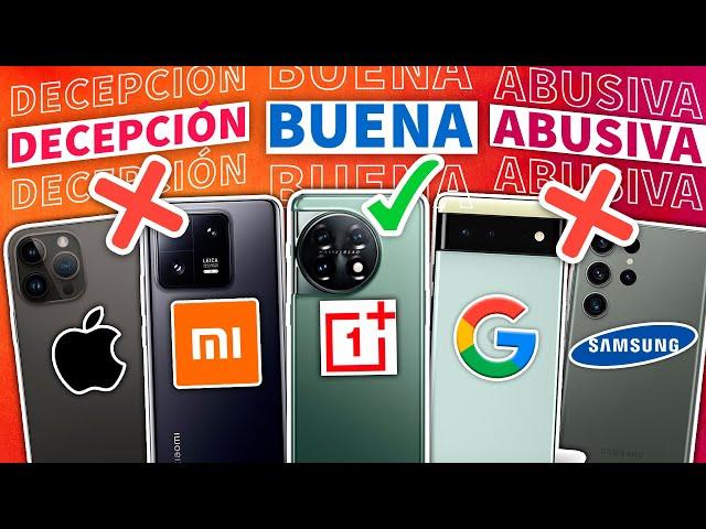 TODAS las MARCAS de Celulares EXPLICADAS - Top Mejores y Peores Marcas