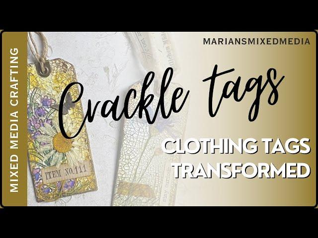 Transforming Clothing Tags using Mixed Media Techniques