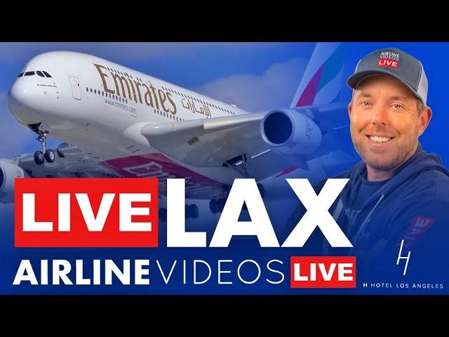 LIVE Los Angeles (LAX) Airport Plane Spotting From The H HOTEL! (December 20th, 2024)