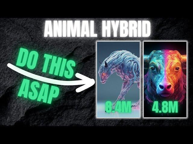 How to Create Viral ANIMAL HYBRID Videos (New Viral Niche)