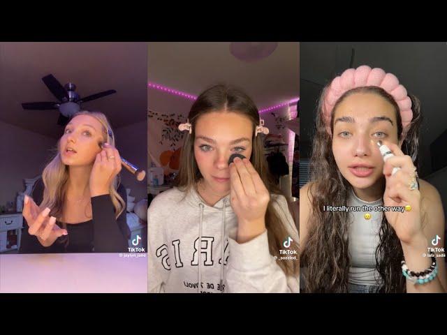 GRWM/ Makeup storytime - TikTok compilation