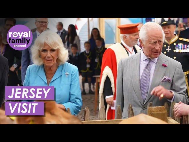 King and Queen Visit Food Expo During Jersey visit