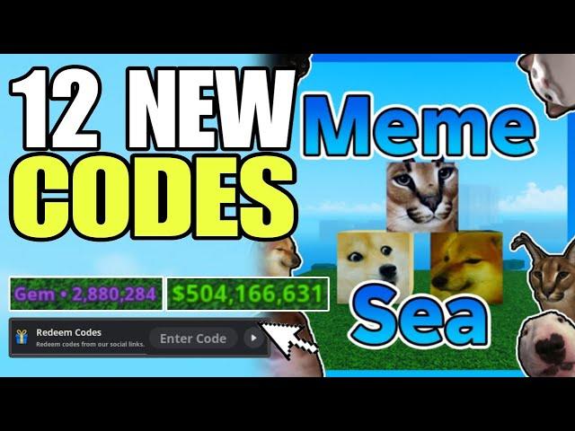 *NEW CODES* ROBLOX MEME SEA CODES 2024 NOVEMBER | MEME SEA CODE | MEME SEA