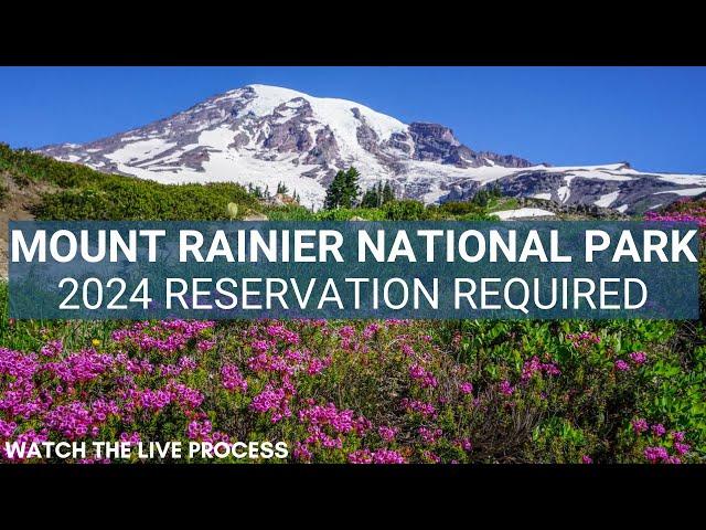 Entrance Reservation for Mount Rainier National Park 2024 | How to Get One!