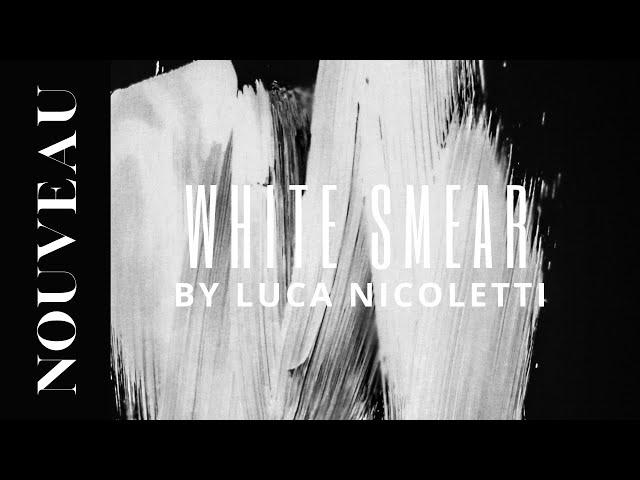 TV ART | Abstract: White Smear by Luca Nicoletti | 4K Screensaver for TV Frame | LOOP