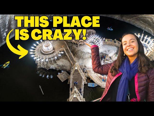 UNDERGROUND THEME PARK IN ABANDONED MINE!! | Turda Salt Mine | Salina Turda, Romania