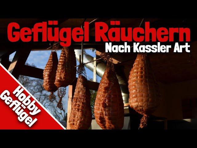 Geflügel Räuchern nach Kassler Art