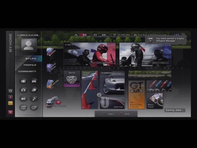 Gran Turismo 5 Trophy Hack