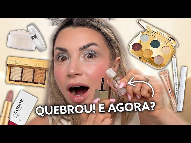 MAKE SÓ COM BRANCO, DOURADO E PRATA - ESPECIAL ANO NOVO